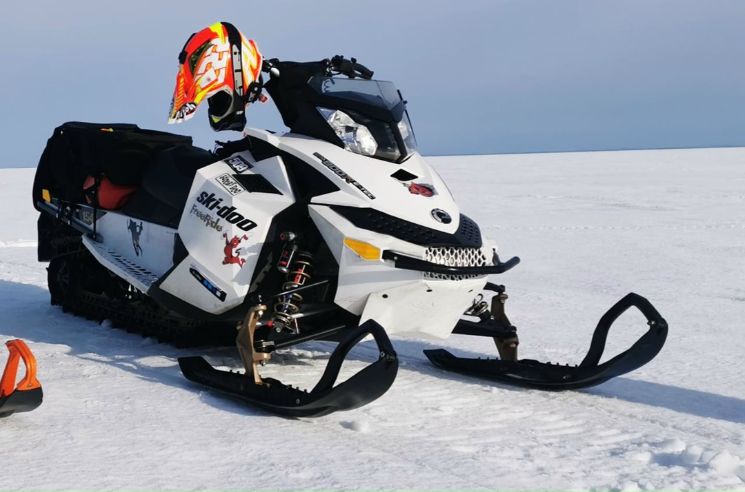 BRP Freeride 154 800R E-TEC 2012 перед разборкой
