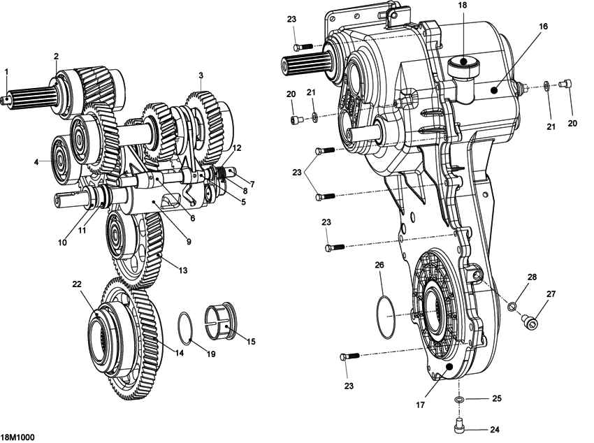 Схема узла «05- Transmission» для BRP Expedition WT 600 H.O.